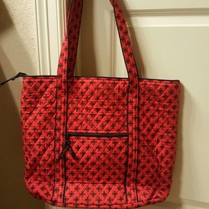Vera Bradley Red/Black Mini Concerto Tote
